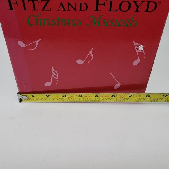 Fitz & Floyd Musical Renaissance Santa Figurine Sings Deck The Halls 8.75 in Red - Picture 16 of 16